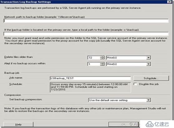 SQL Server數據庫log shipping 災備（Part2 ）