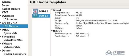 GNS3&GNS3-IOU-VM-1.5.2配置筆記