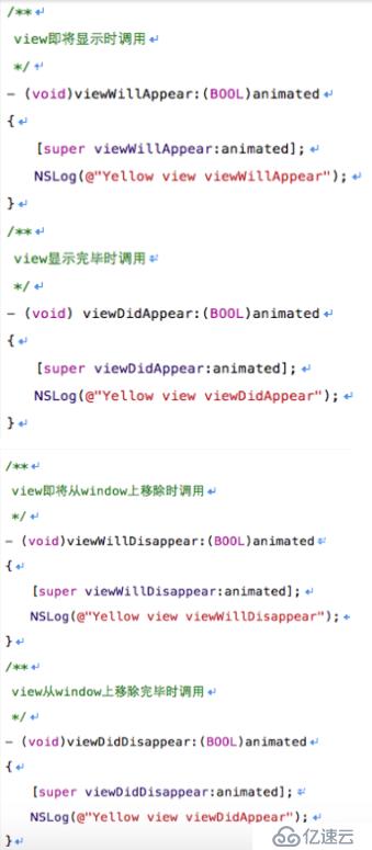 UIKit框架（12）控制器view的生命周期方法