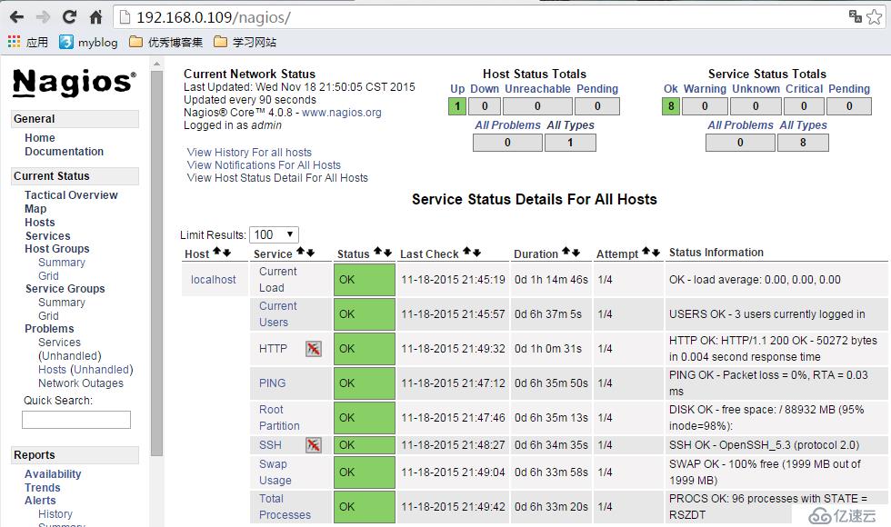 centos6.7下nagios的简单配置