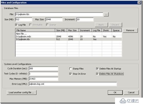 SQLIOSim 模拟SQLServer的行为来测试IO性能