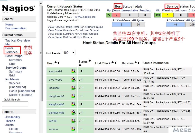 Cacti+Nagios(七)：Nagios监控windows（基于check_nt）