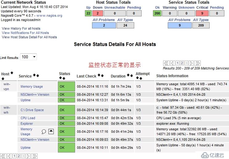 Cacti+Nagios(七)：Nagios监控windows（基于check_nt）