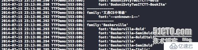 iOS上使用自定义ttf字体