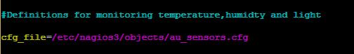 Nagios 监控温度感应器