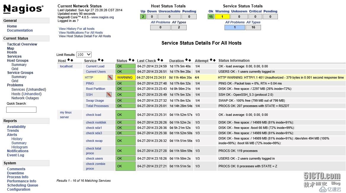 nagios用NRPE监控Linux主机 服务端和客户端的安装配置