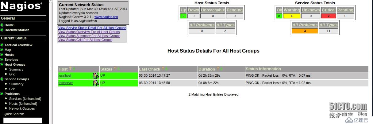 nagios 监控本机及远程机器