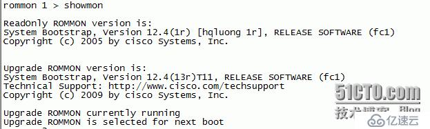 cisco路由器升级rom版本