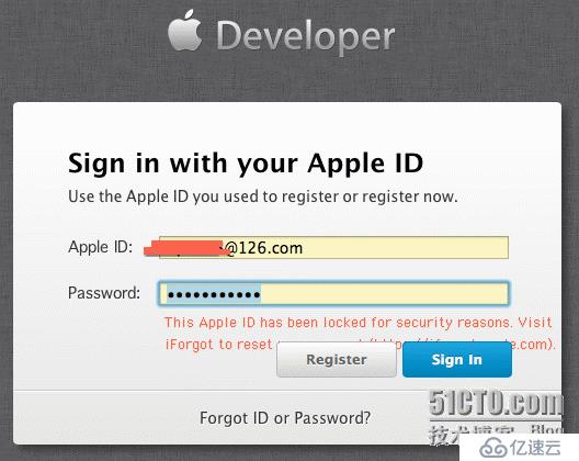 IOS  AppleID 账号密码重置问题