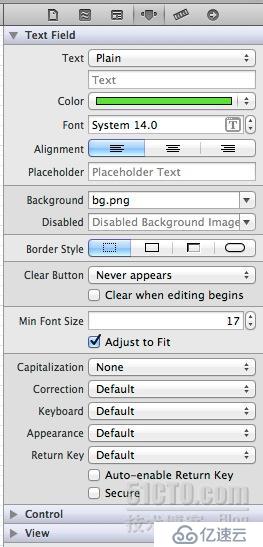 iOS开发1：UITextField控件属性