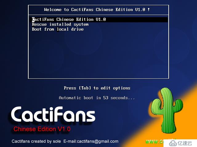 cactifans 监控 ISO