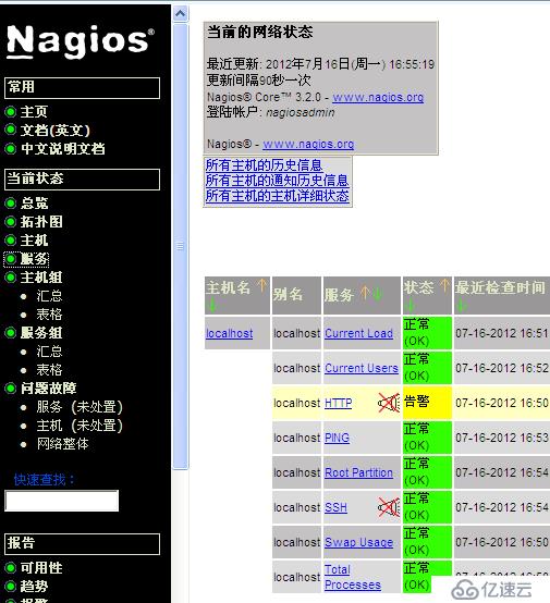 nagios搭建（一）：nagios3.2的搭建