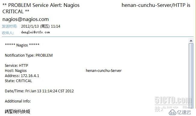 nagios监控三部曲之——为什么nagios不能发送报警邮件(2)