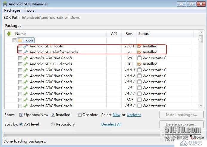 Android ADT，SDK 更新后一个问题：新建项目layout和src文件夹为空