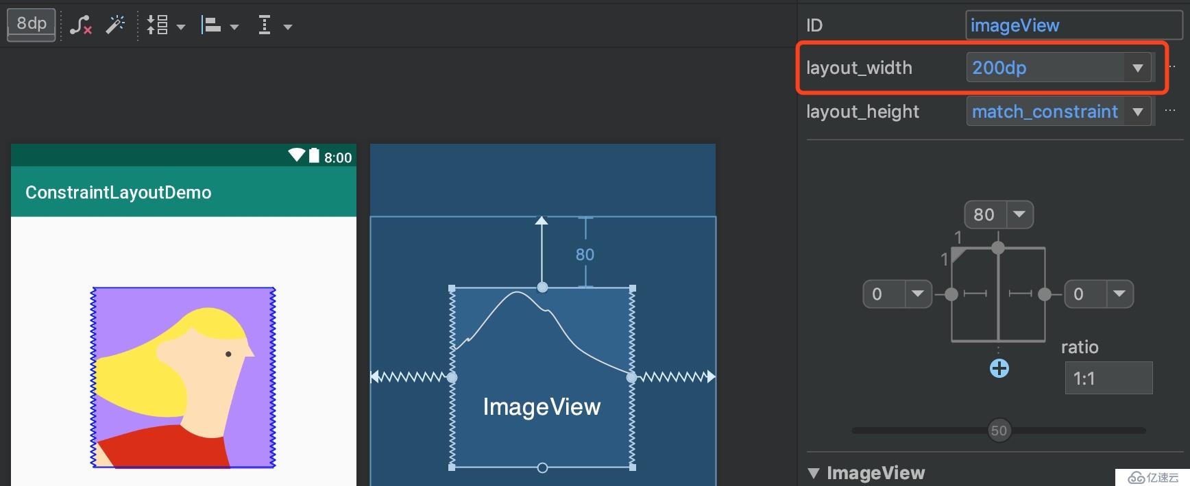 掌握ConstraintLayout（十）按比例设置视图大小