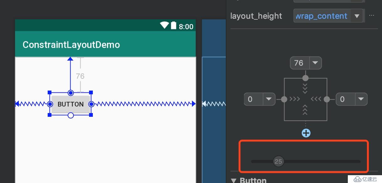 Android开发 - 掌握ConstraintLayout（五）偏差(Bias)