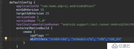 android ndk cmake Invalid Android ABI