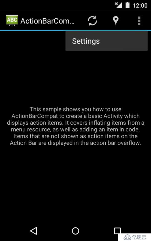 android-ActionBarCompat-Basic