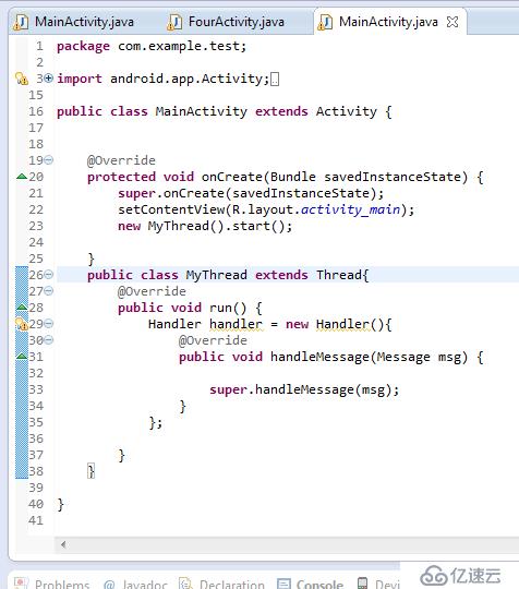 如何解决使用Handler时Can't create handler inside thread that has not called Looper.prepare()问题