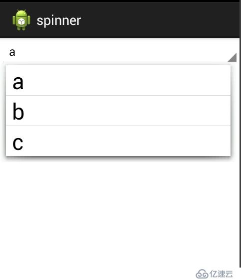 安卓自定义Spinner 样式