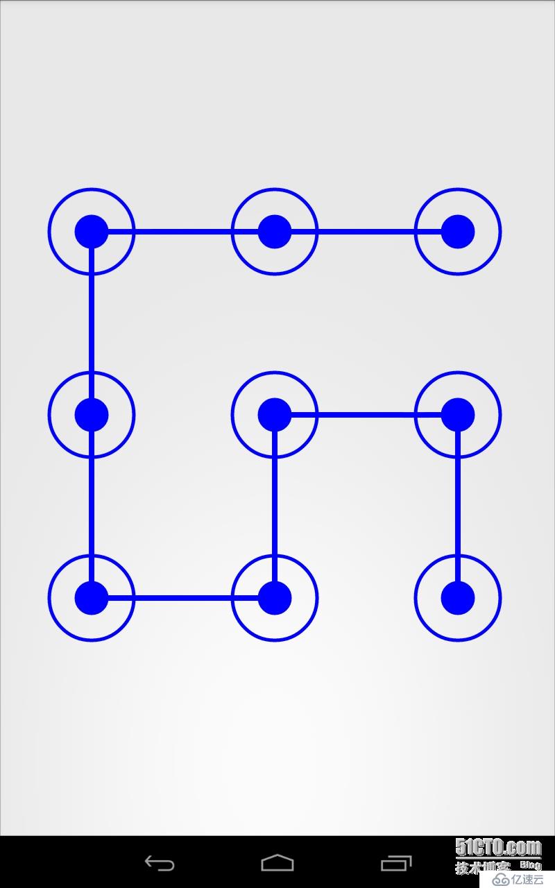 Android图形解锁的绘制