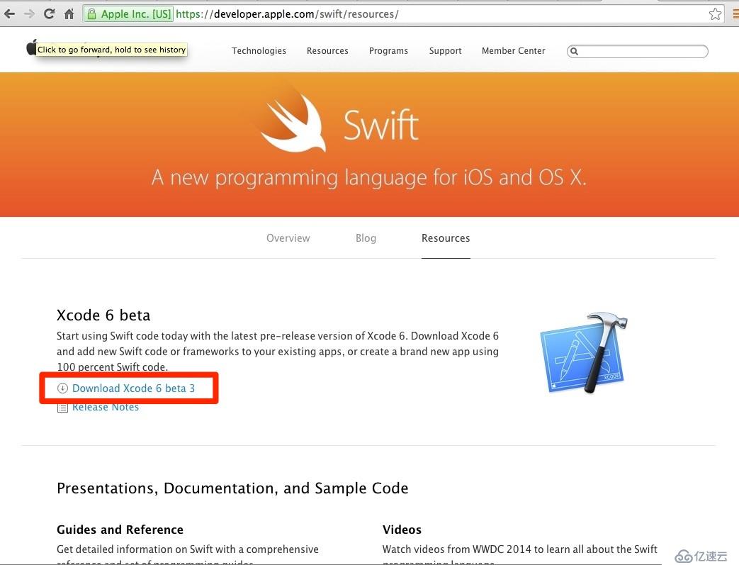 swift 2.1  安裝與下載