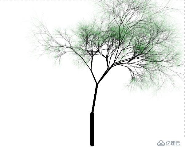 web前端入门到实战：html5 canvas模拟实现树的生长