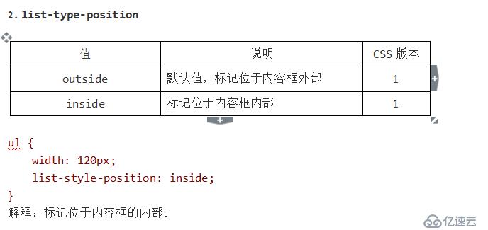 HTML CSS笔记列表与表格