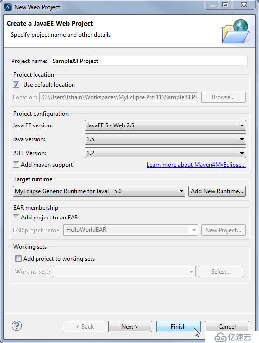 MyEclipse开发Java EE应用教程：使用Visual JSF编辑器设计JSP