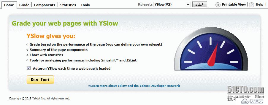 YSlow2.0 分析网页前端性能
