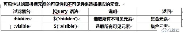 JQuery 选择器与过滤器（随手笔记）