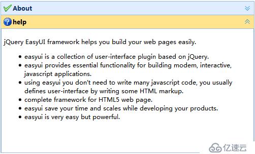 网站前端_EasyUI.基础入门.0005.使用EasyUI Accordion组件的最佳姿势?