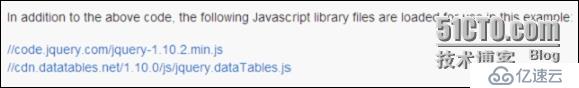 jQuery Datatable 实用简单实例