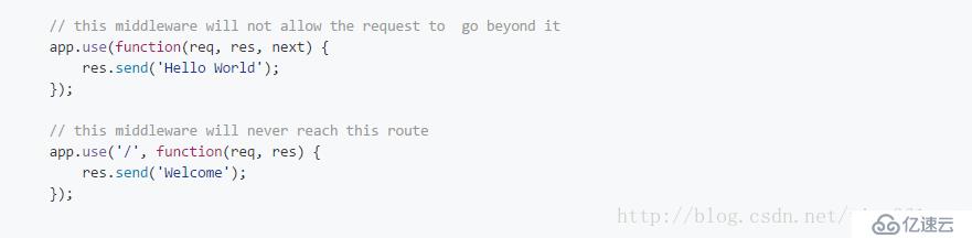 express中间件和路由教程