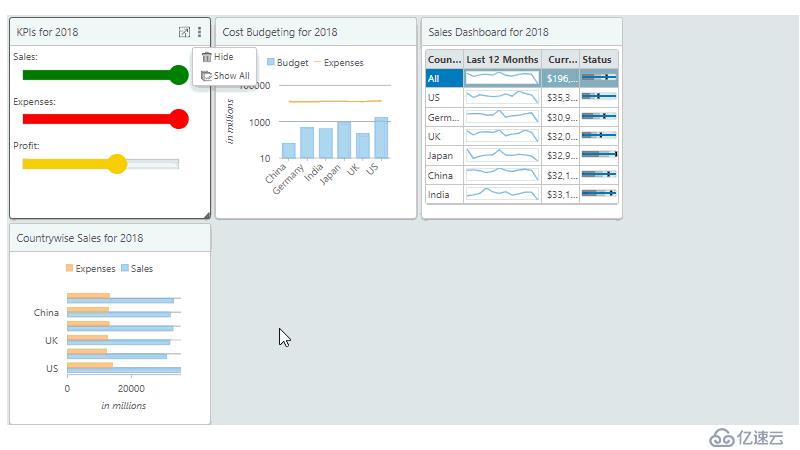 全功能 Visual Studio 組件集 ComponentOne 2018V2發(fā)布