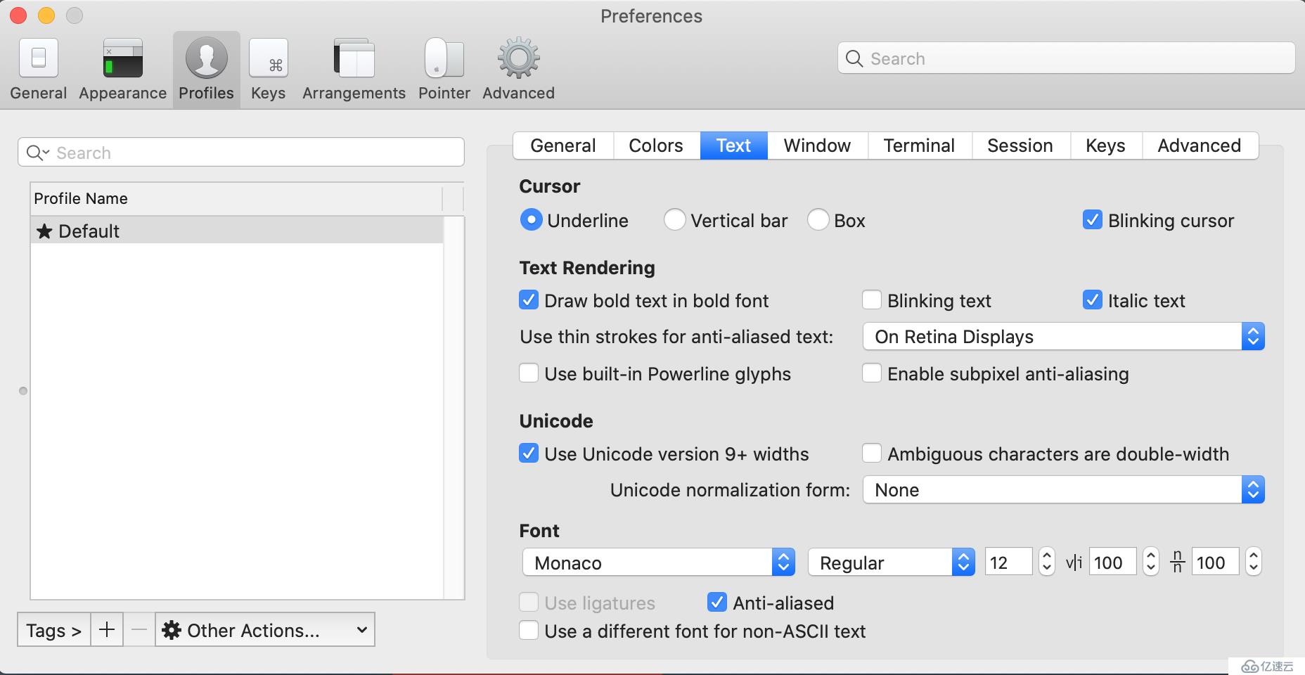 macOS系统中iTerm2制作终端的方法