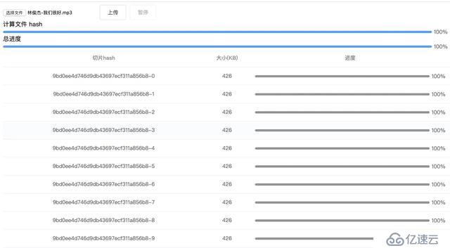 如何实现大文件的上传和断点续传