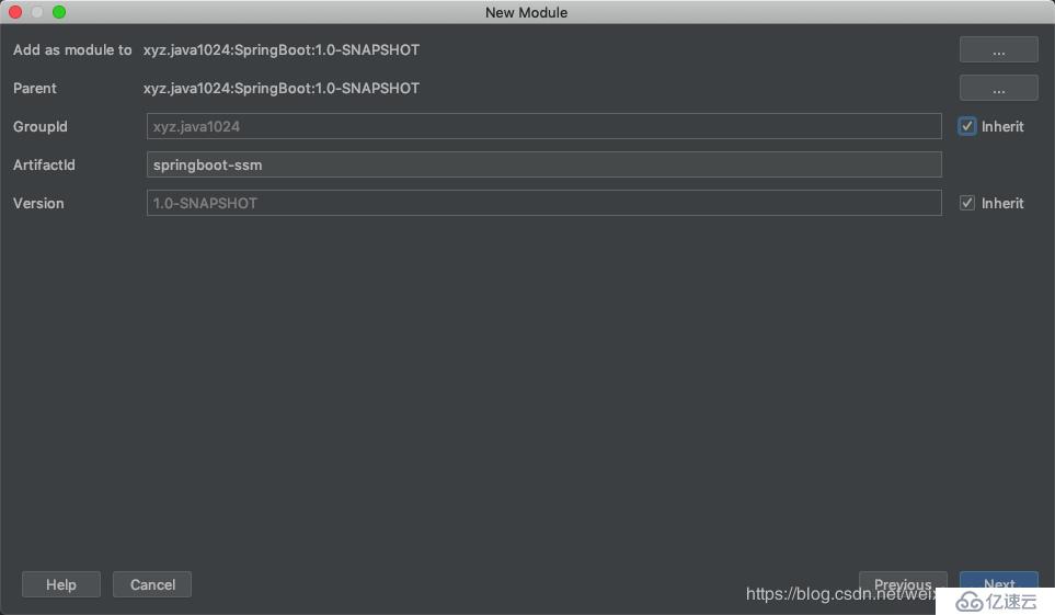 springboot整合ssm创建Maven多模块项目
