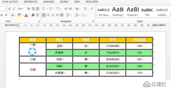 Java 在Word中添加表格、嵌套表格