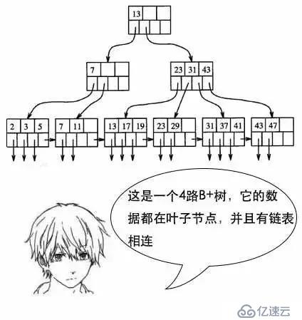 通过漫画形式生动理解MySQL数据库要用B+树存储索引原因