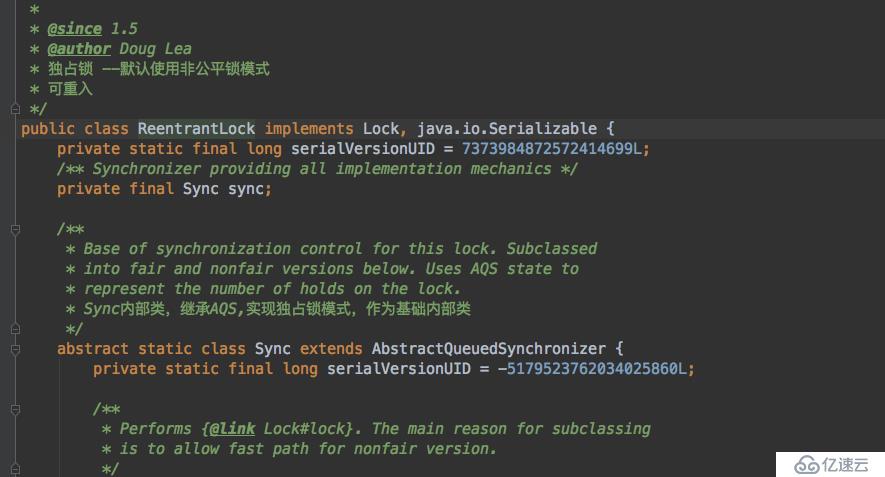 ReentrantLock源码分析--jdk1.8