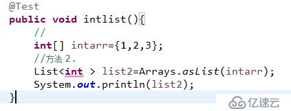 int数组转list使用Arrays.asList()报错