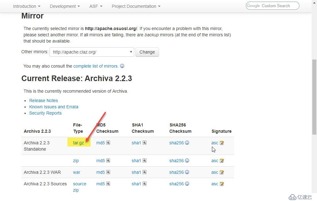 Linux 独立启动方式安装 Archiva