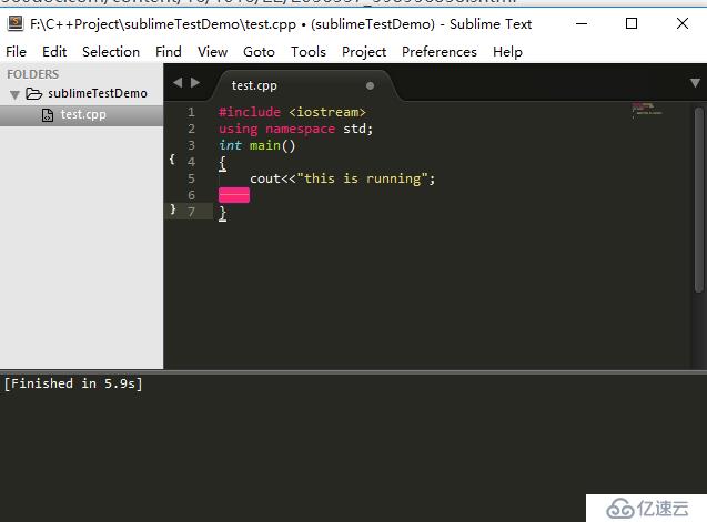 C++之旅--IDE设置sublime Text3