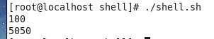 shell下的基础程序题练习