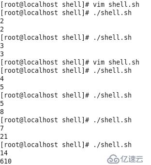 shell下的基础程序题练习