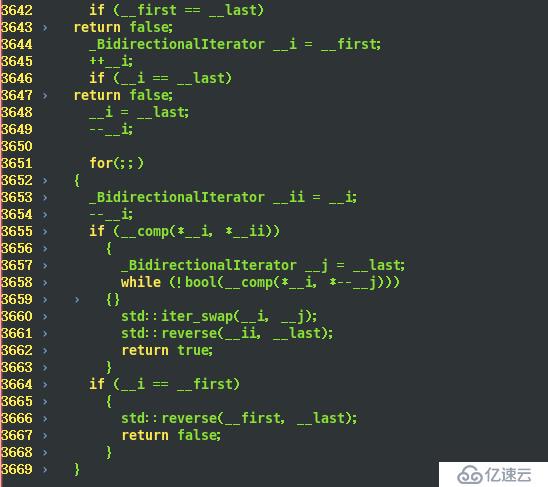 STL      next_permutation分析