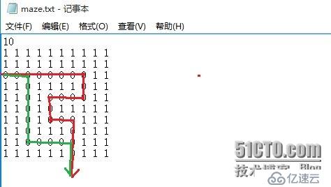 求迷宫通路问题