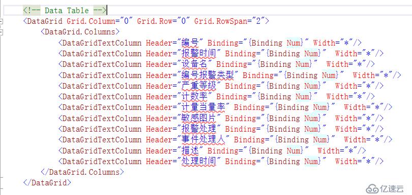 WPF如何實現(xiàn)DataGrid控件寬充滿布局及Header內(nèi)容居中