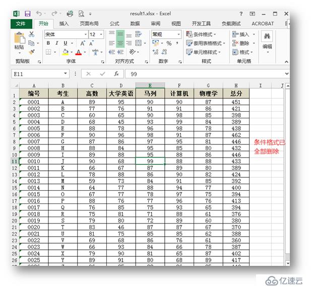 C# 应用Excel条件格式（一）